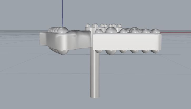 Earrings with letters VE Model 3336 3D print model_3