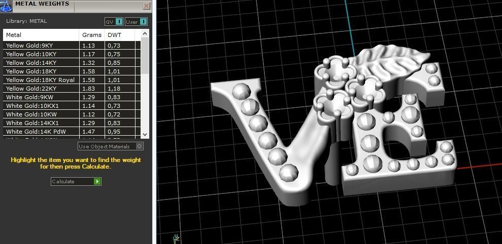 Earrings with letters VE Model 3336 3D print model_8