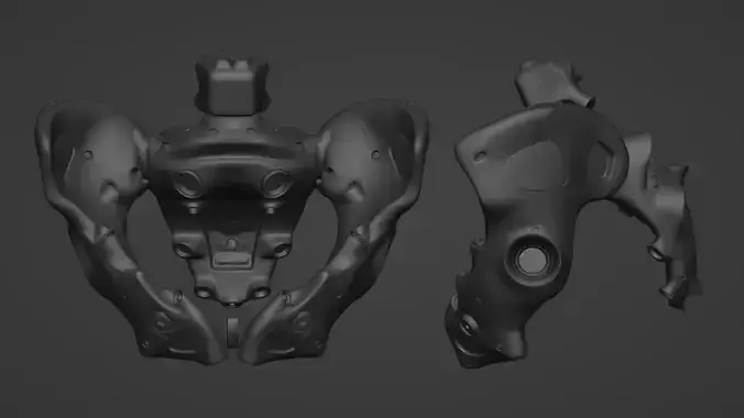 Hardsurface Plevis - Blender