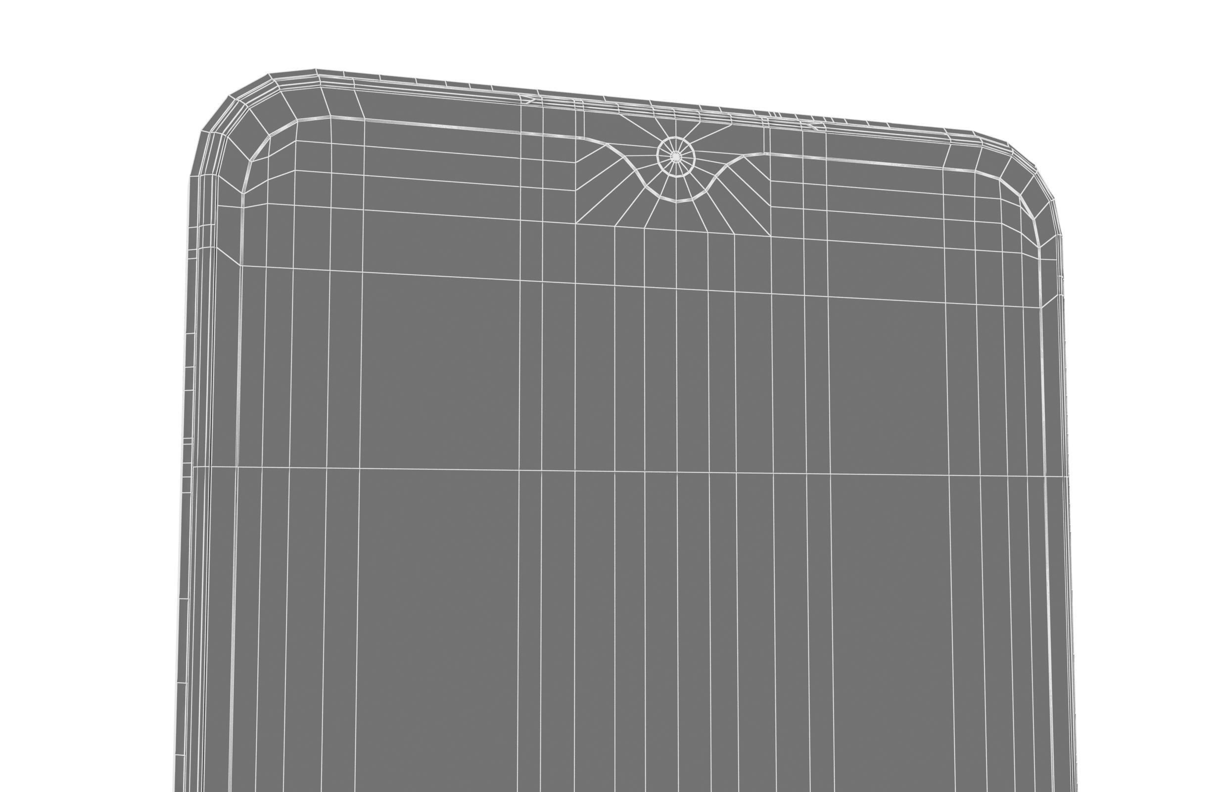 Xiaomi Redmi 12C Black Low-poly 3D model_17