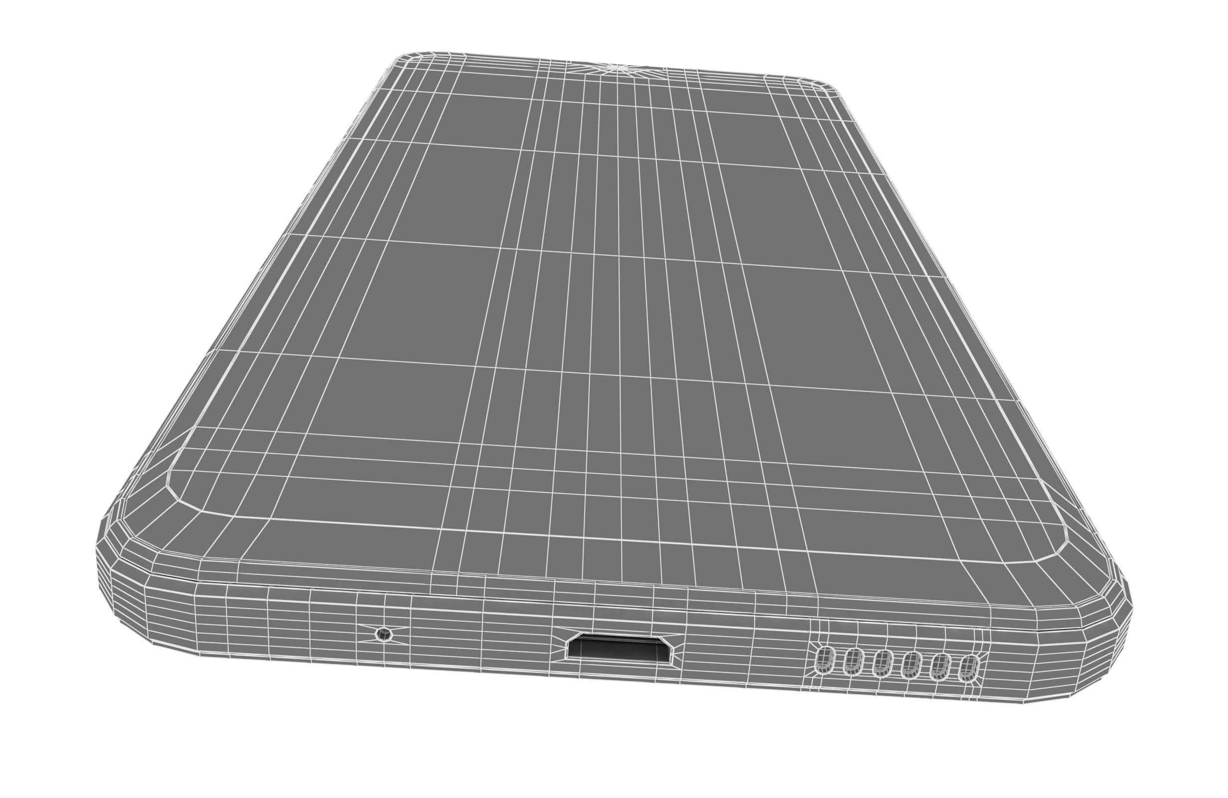 Xiaomi Redmi 12C Black Low-poly 3D model_18