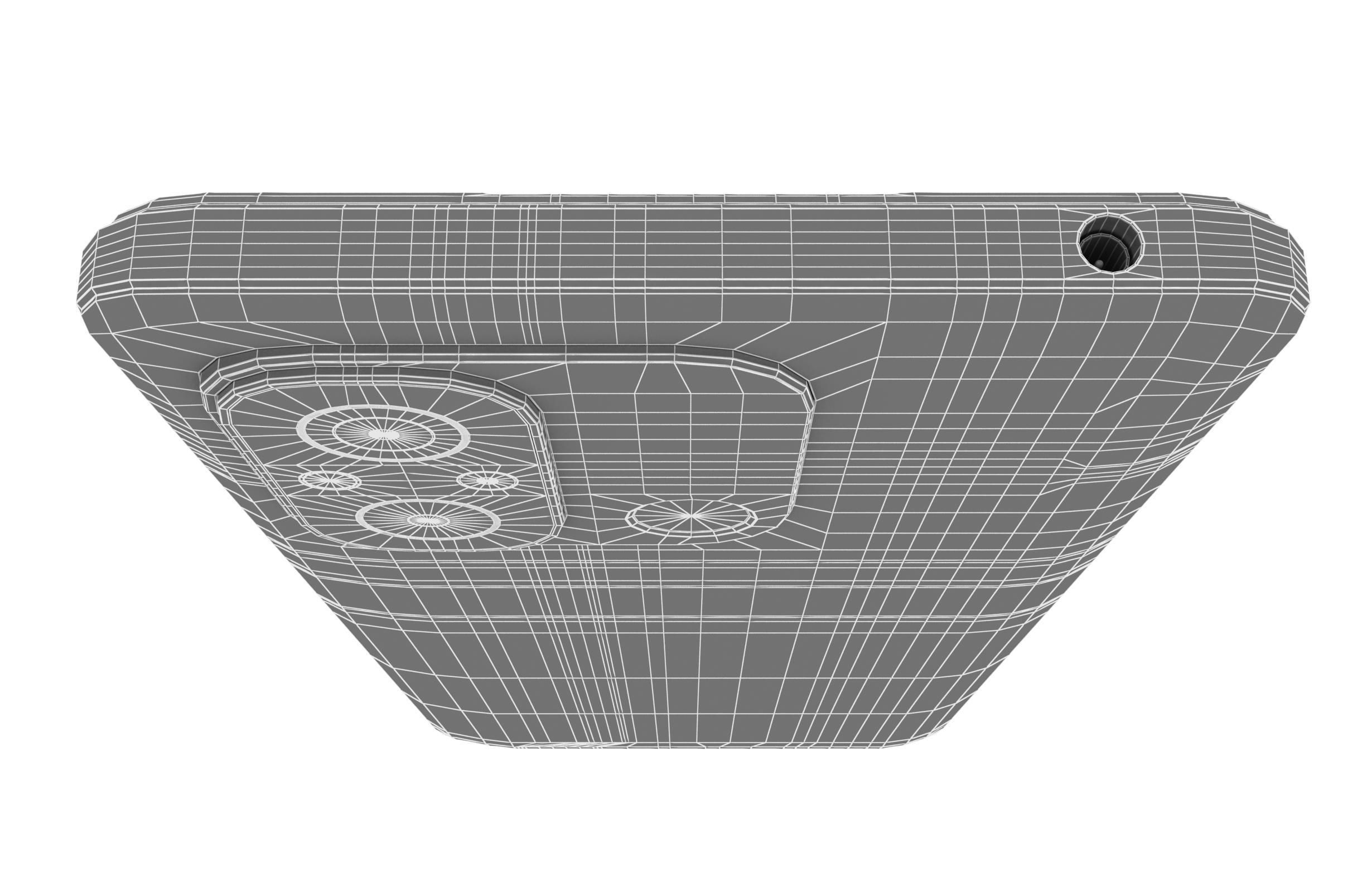 Xiaomi Redmi 12C Black Low-poly 3D model_25