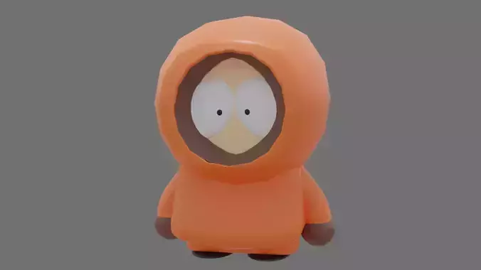 Kenny McCormick Low-poly 3D model