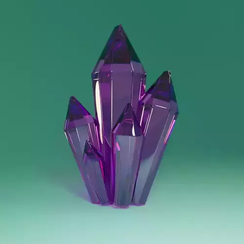 Crystal Gem stone low poly 3D Model Low-poly 3D model Crystal Gem stone low poly 3D Model Low-poly 3D model