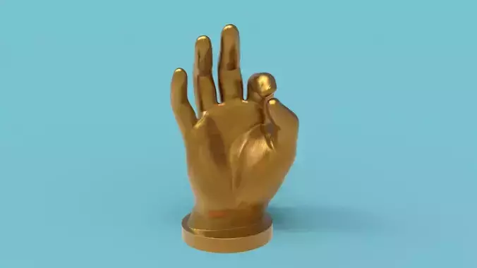 Buddha Hand Statue 3D Printing Model