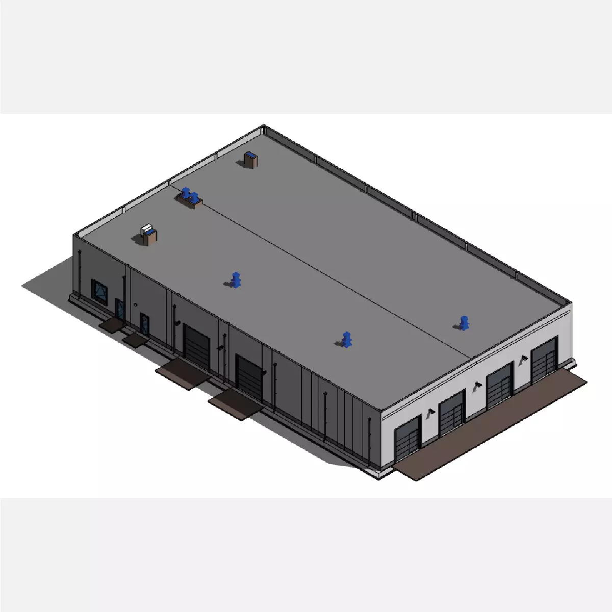 Warehouse - Revit 3D model