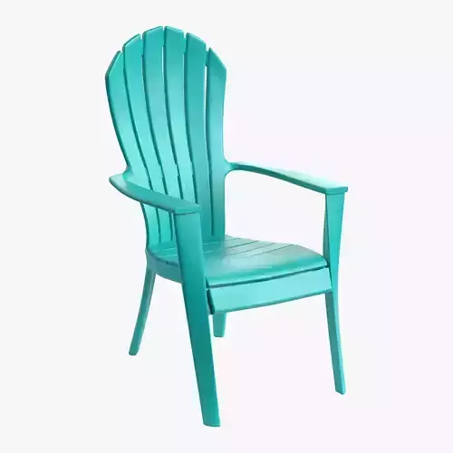 Plastic Garden Chair - Subdivision geometry