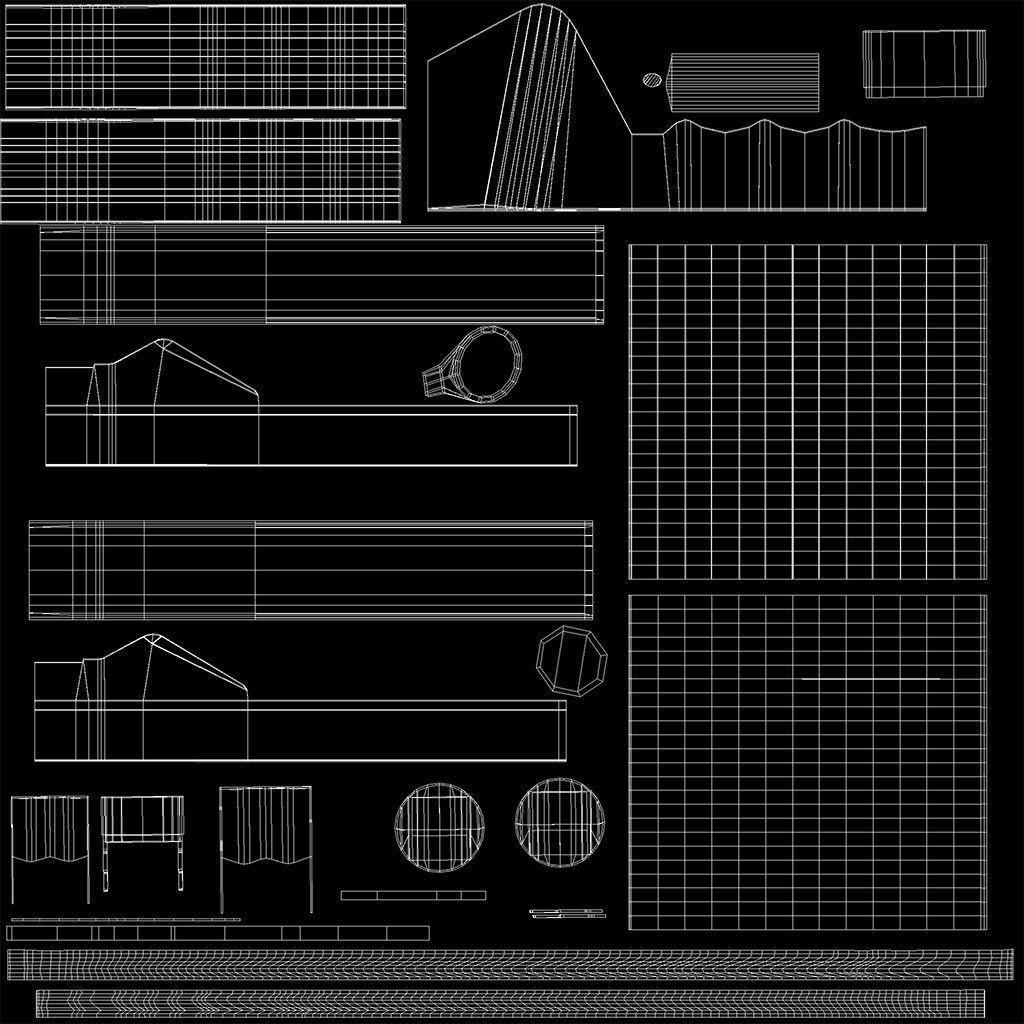 Industry Battery charger for car battery clean version Low-poly 3D model_8