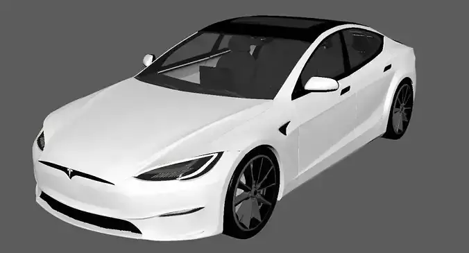 Tesla Model S Plaid 3D model