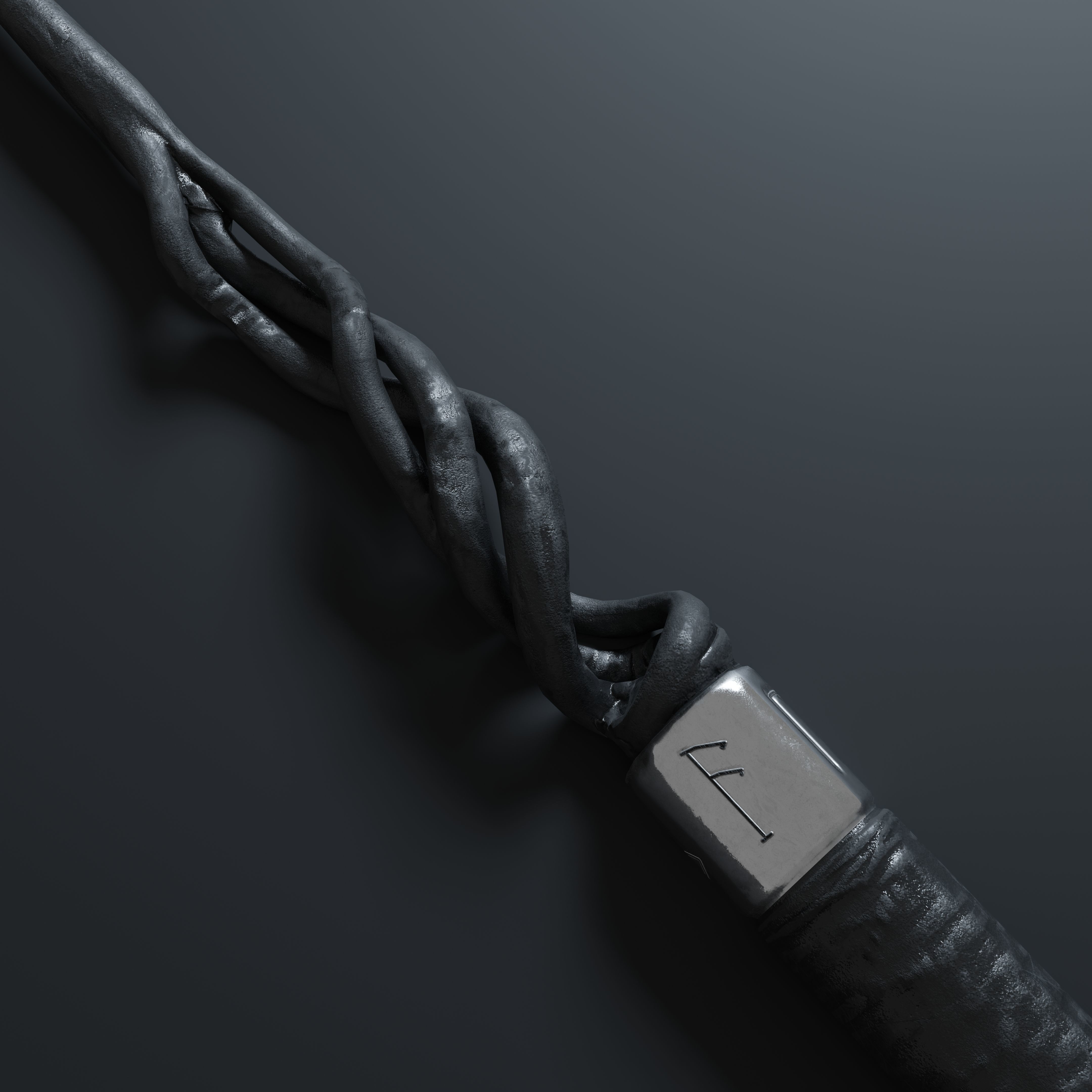 Albus Dumbledore Wand - Fantastic Beasts Low-poly 3D model_2