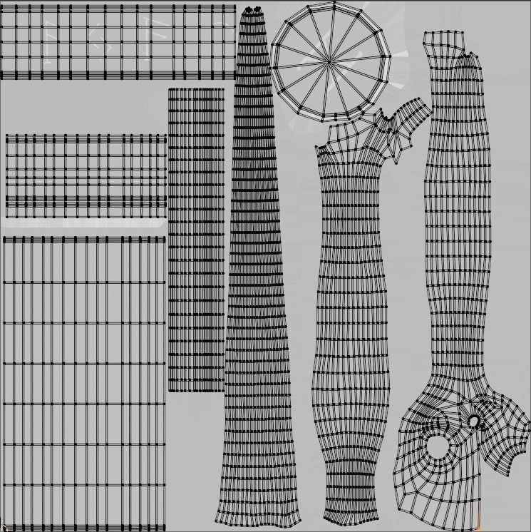 Albus Dumbledore Wand - Fantastic Beasts Low-poly 3D model_4