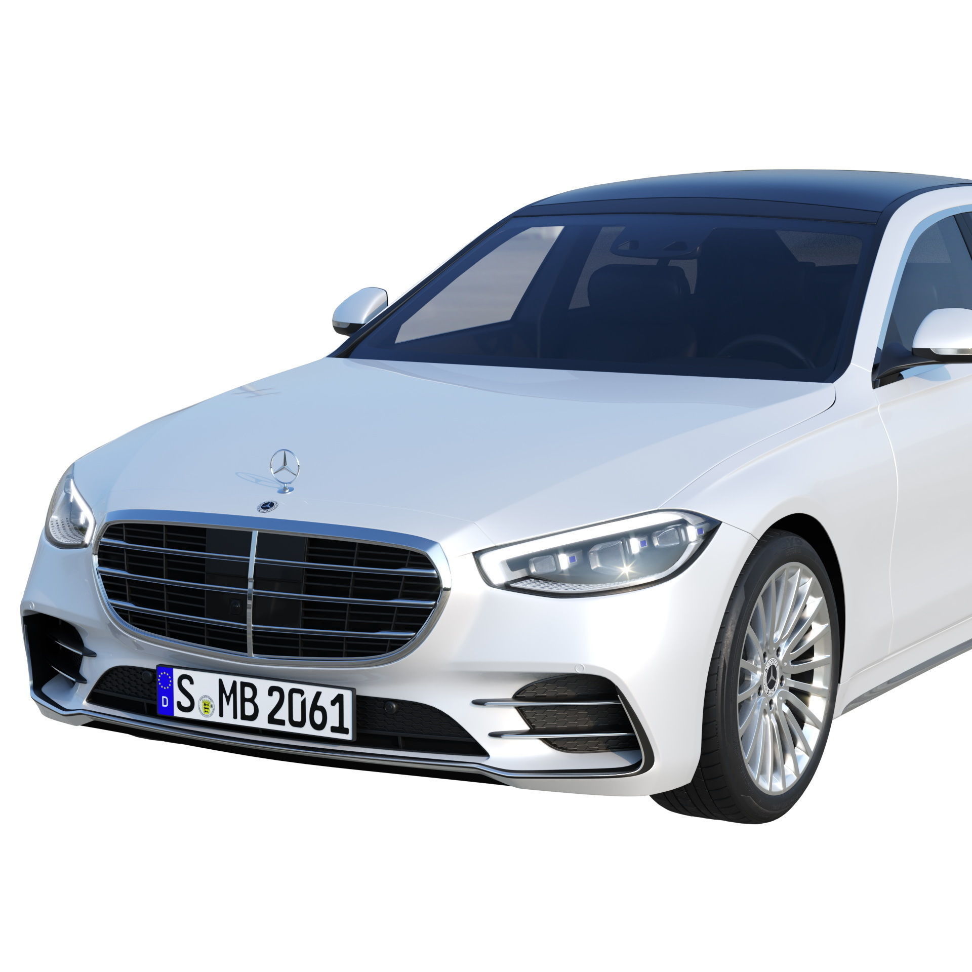 Mercedes-Benz S-Class W223 Long  AMG  Maybach 3D model_16