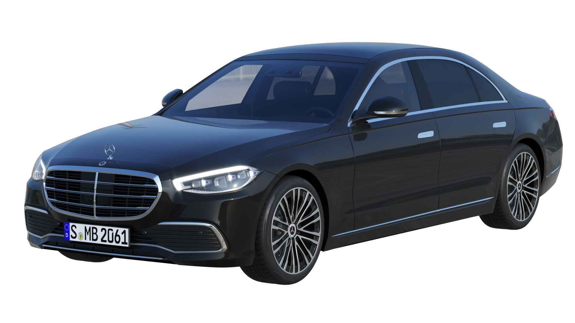 Mercedes-Benz S-Class W223 Long  AMG  Maybach 3D model_2