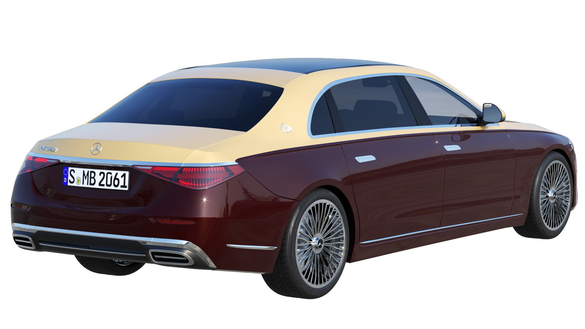 Mercedes-Benz S-Class W223 Long  AMG  Maybach 3D model_21