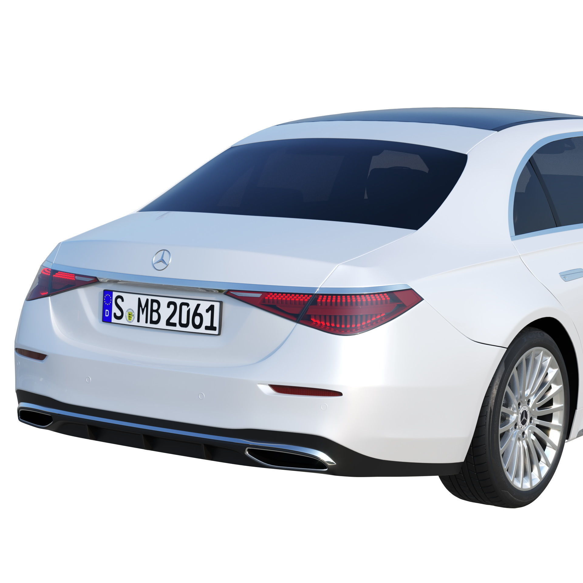 Mercedes-Benz S-Class W223 Long  AMG  Maybach 3D model_17