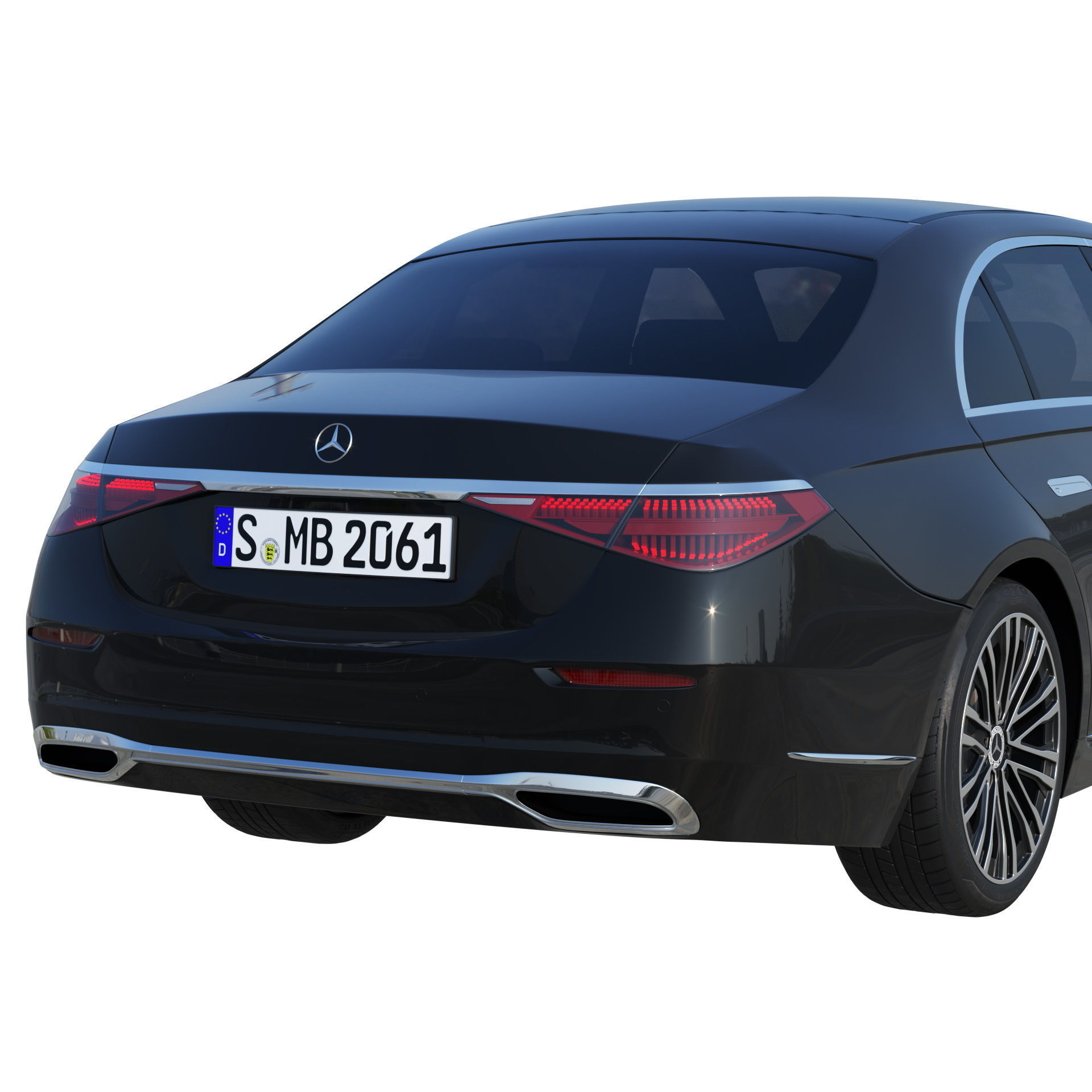 Mercedes-Benz S-Class W223 Long  AMG  Maybach 3D model_8