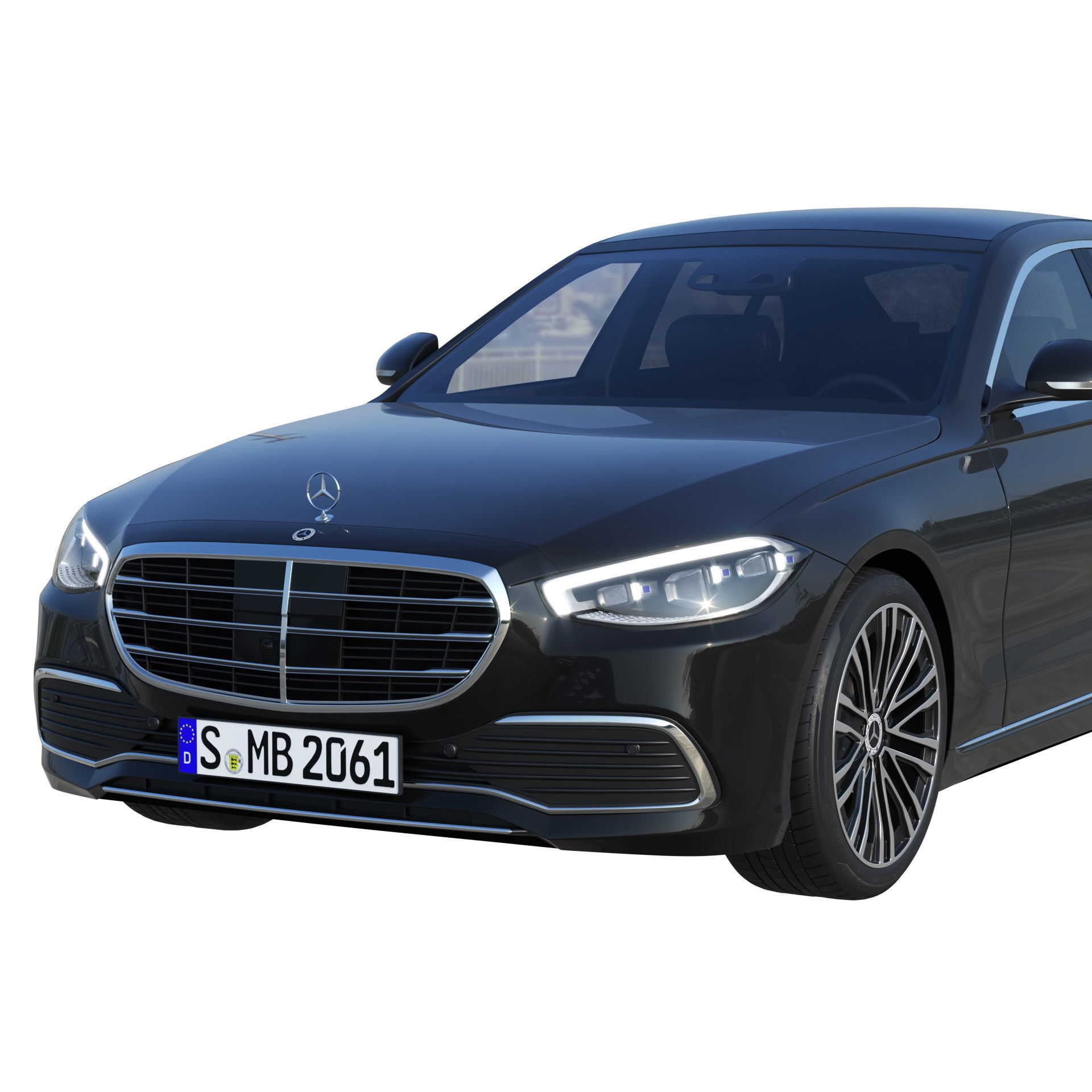 Mercedes-Benz S-Class W223 Long  AMG  Maybach 3D model_7