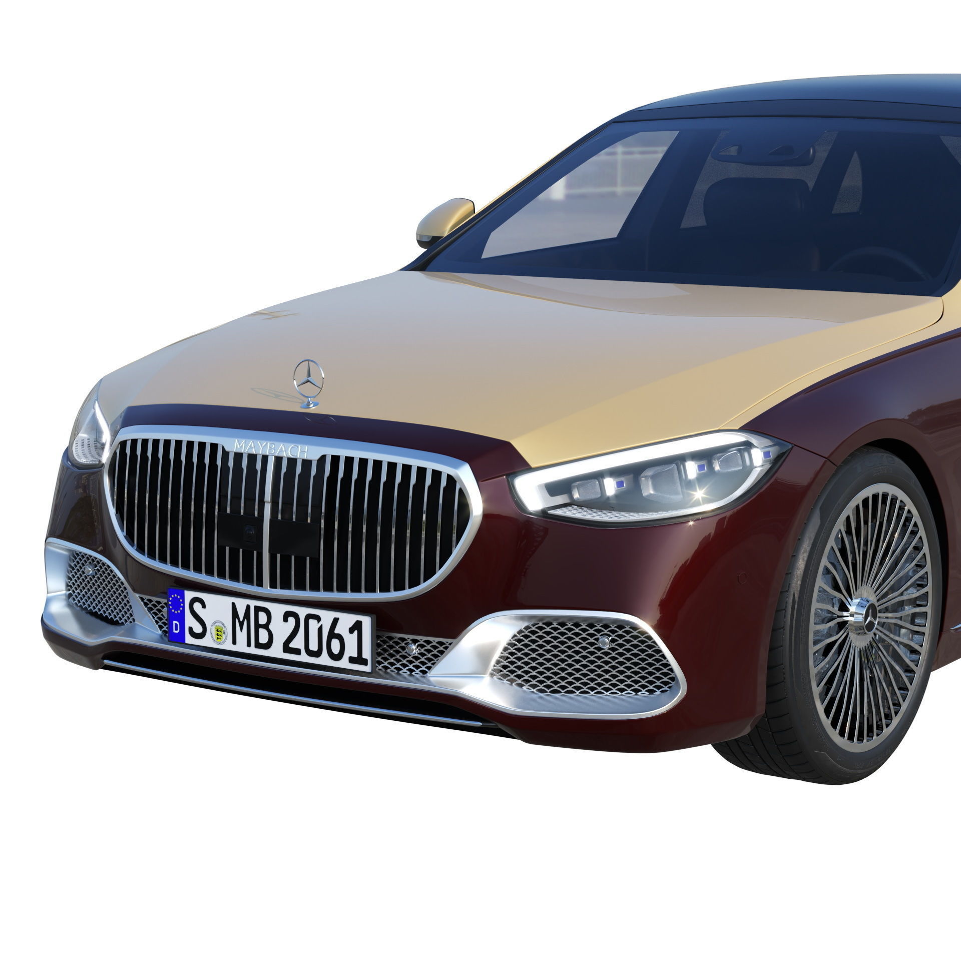 Mercedes-Benz S-Class W223 Long  AMG  Maybach 3D model_25