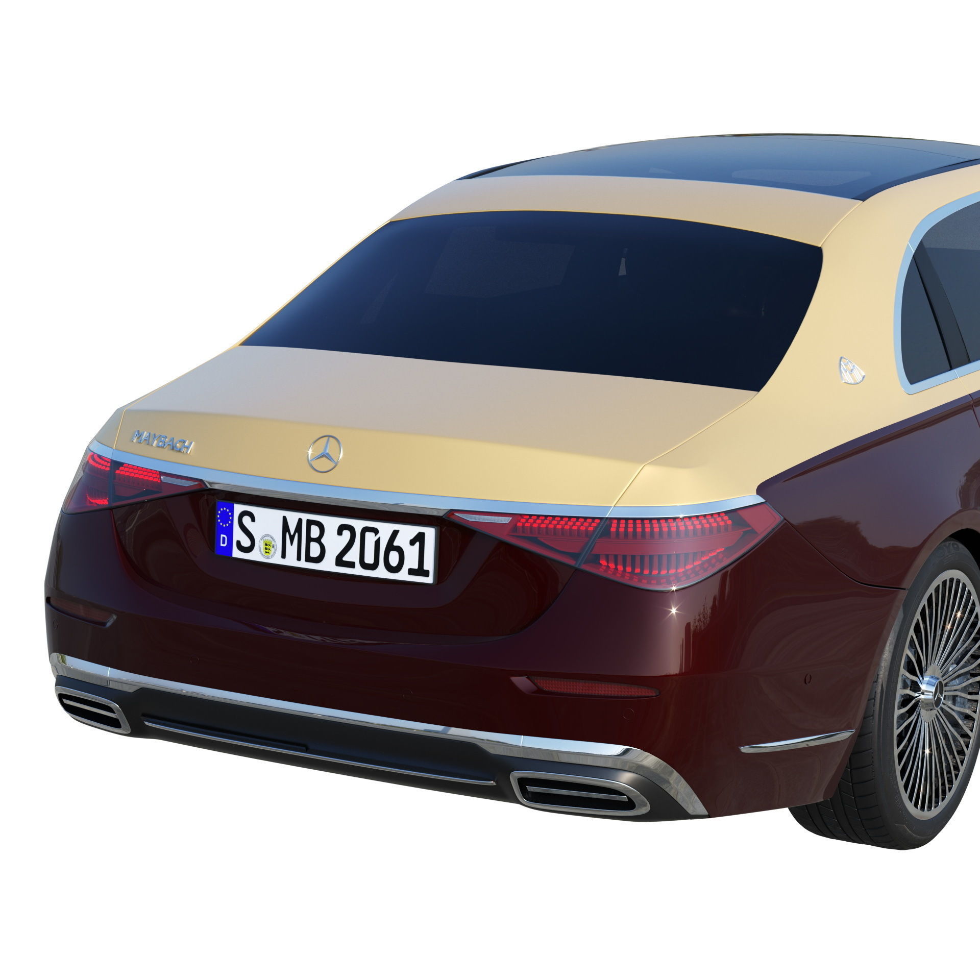 Mercedes-Benz S-Class W223 Long  AMG  Maybach 3D model_26