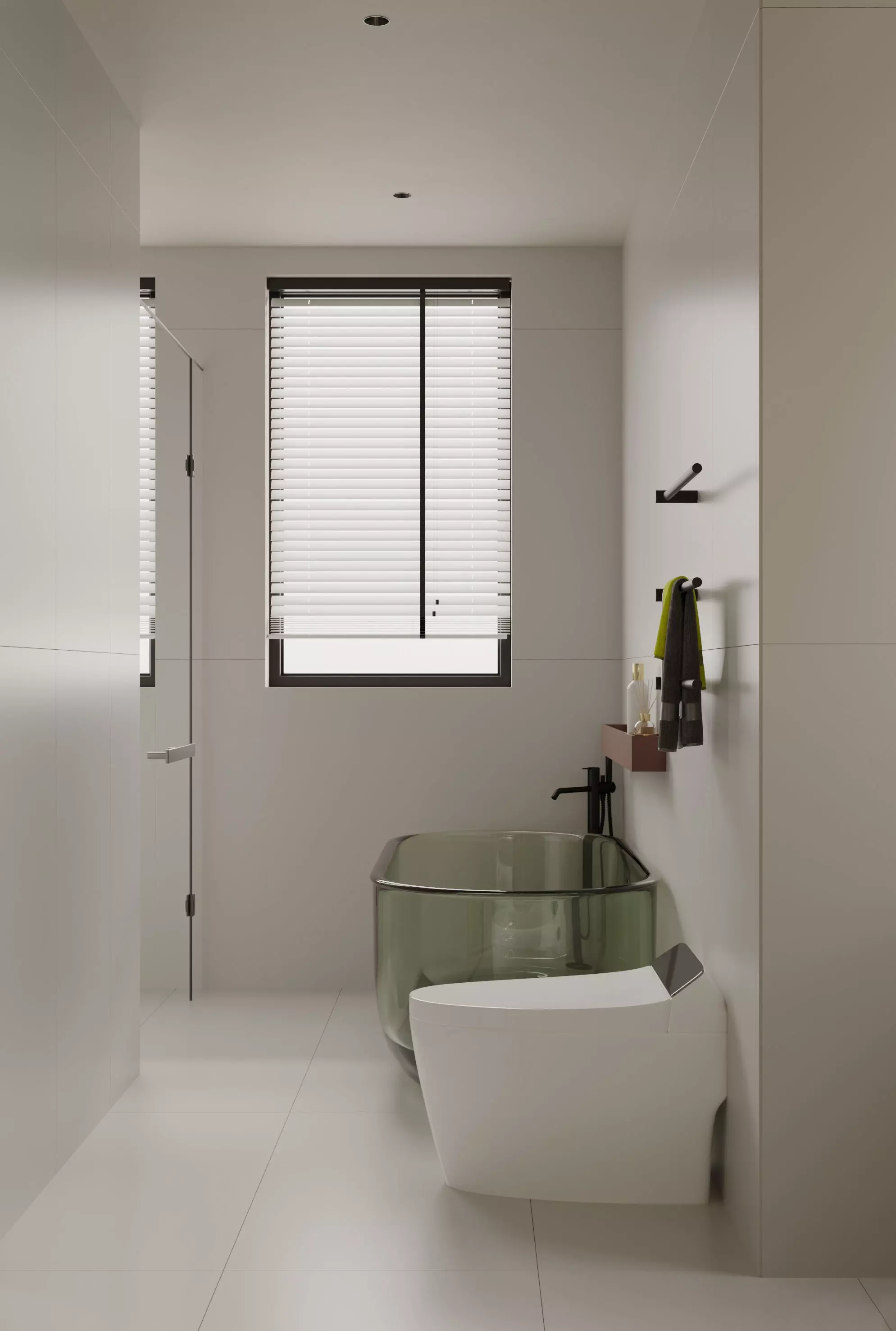 Modern style bathroom 3d model 3D model_0