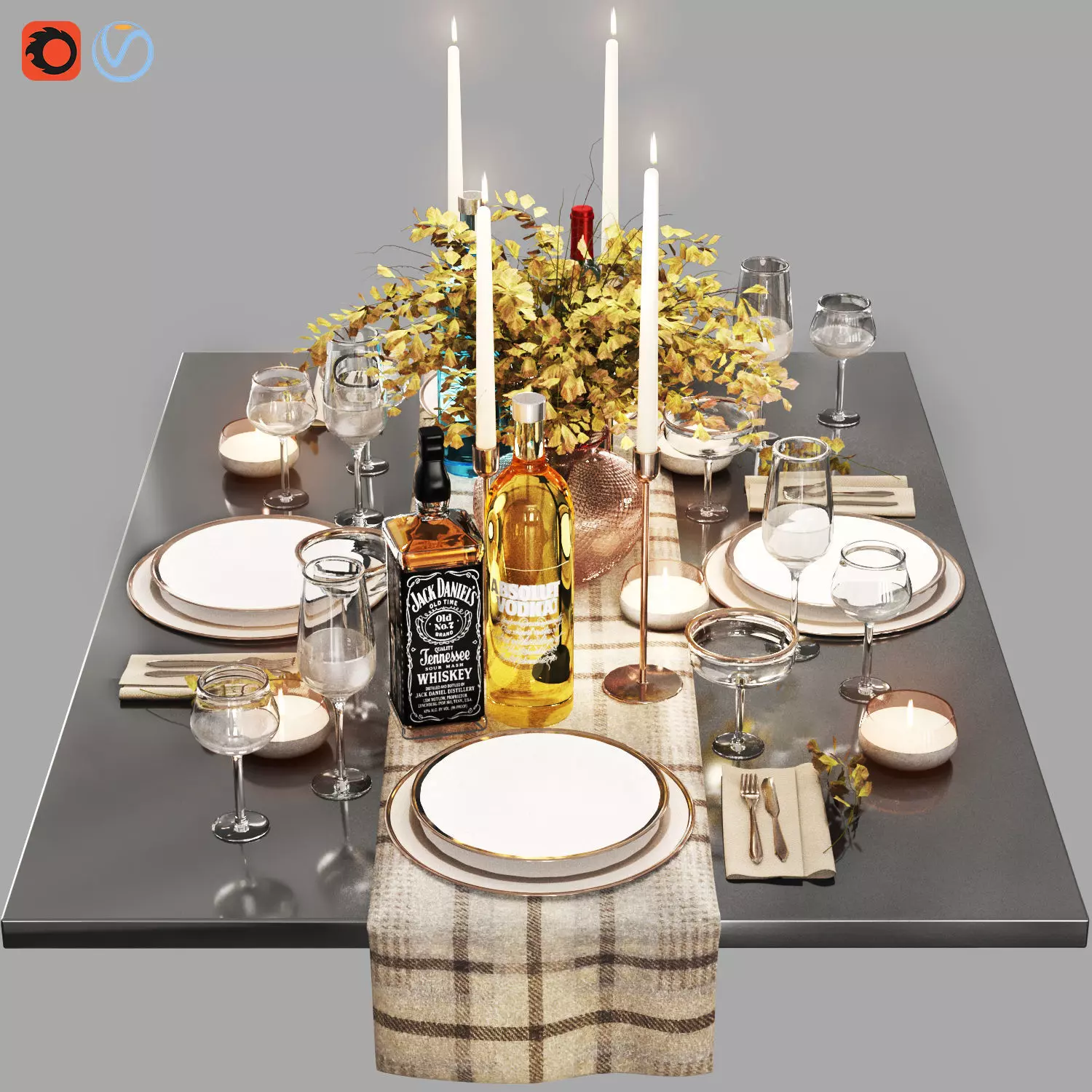 Tableware3 3D model_0