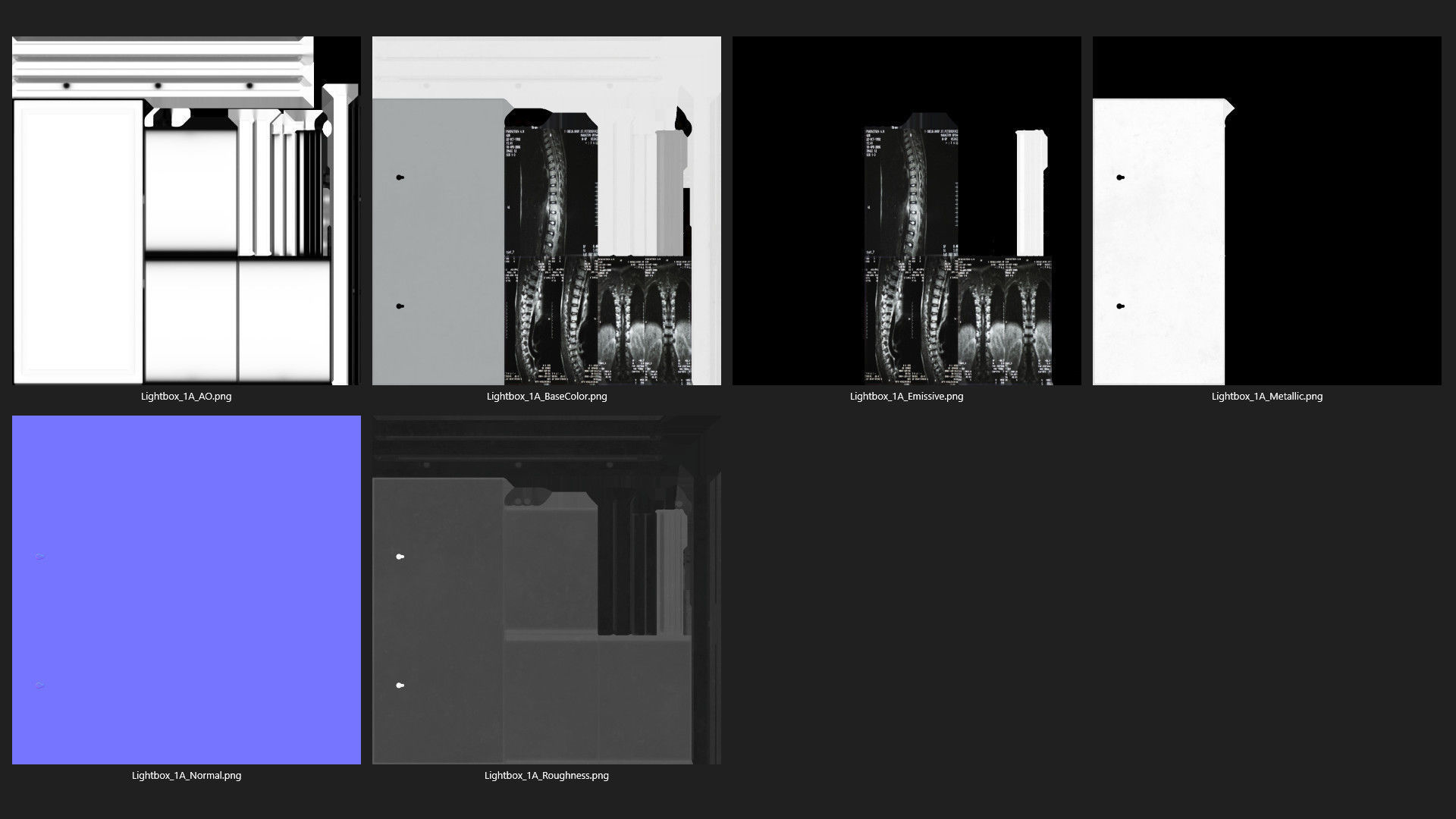 Lightbox 1A Low-poly 3D model_8