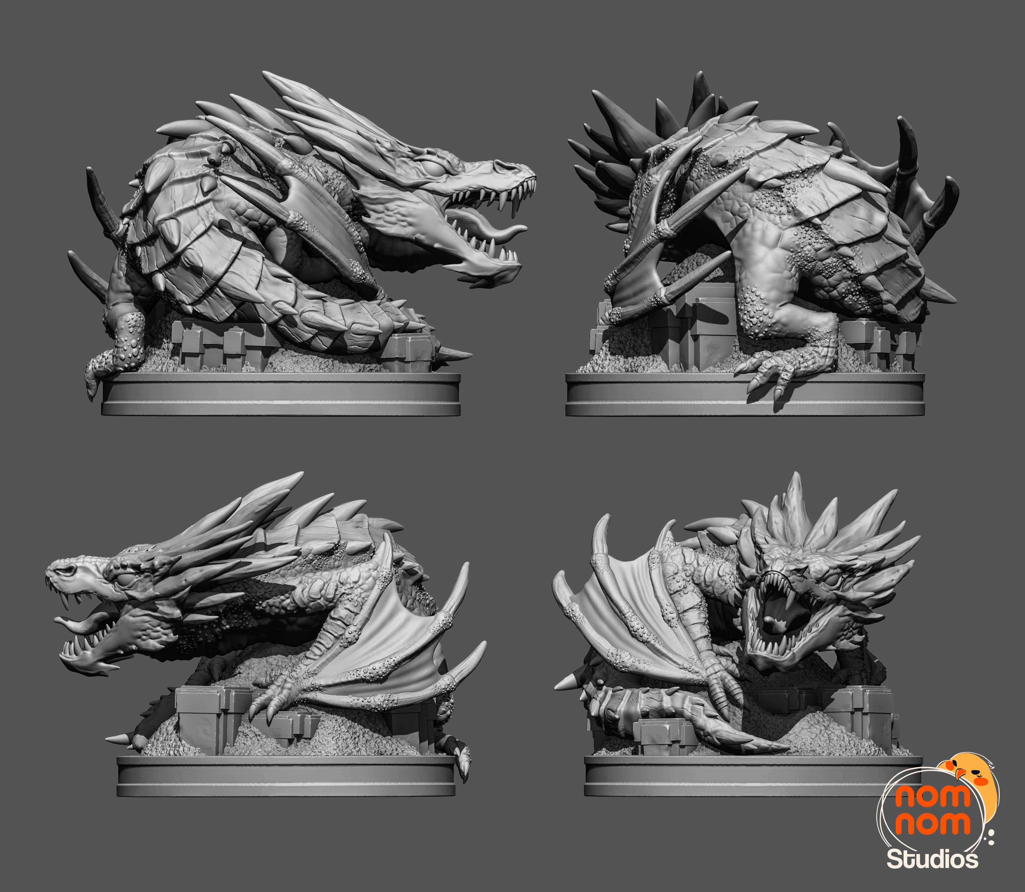 Chibi Tiny Smaug 3D print model_2
