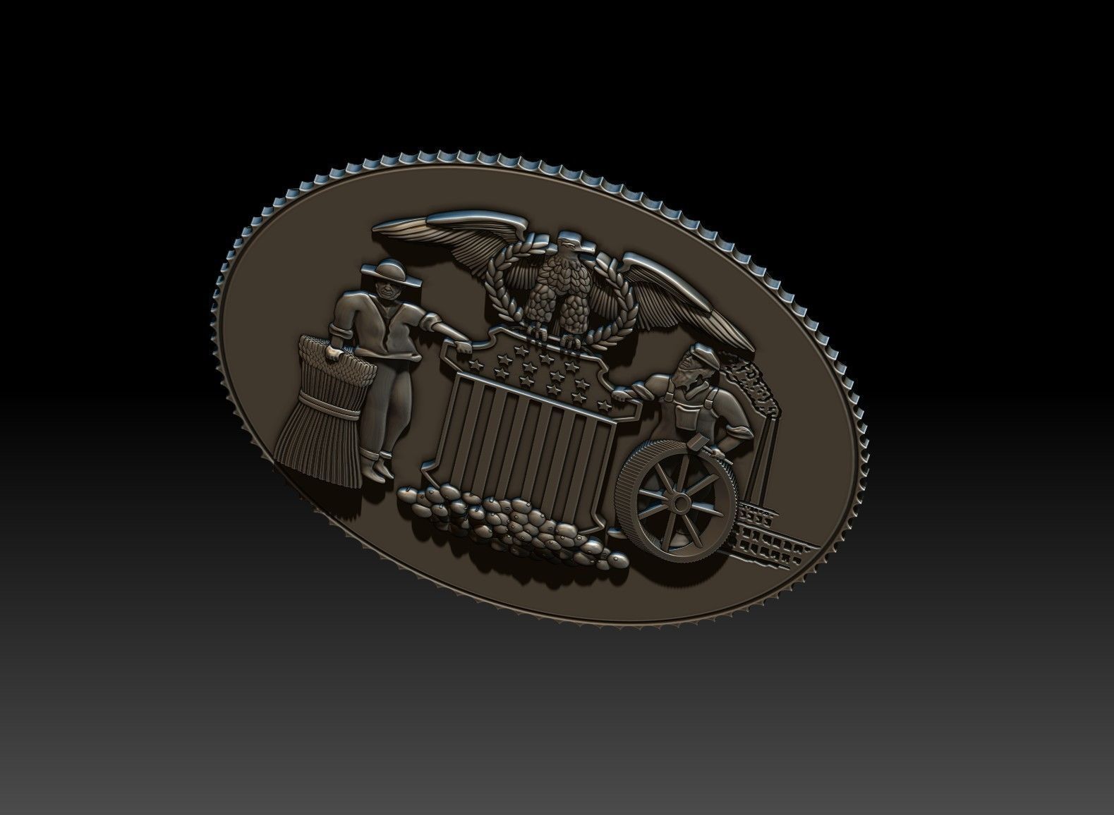 Cortland Seal 3D print model_5
