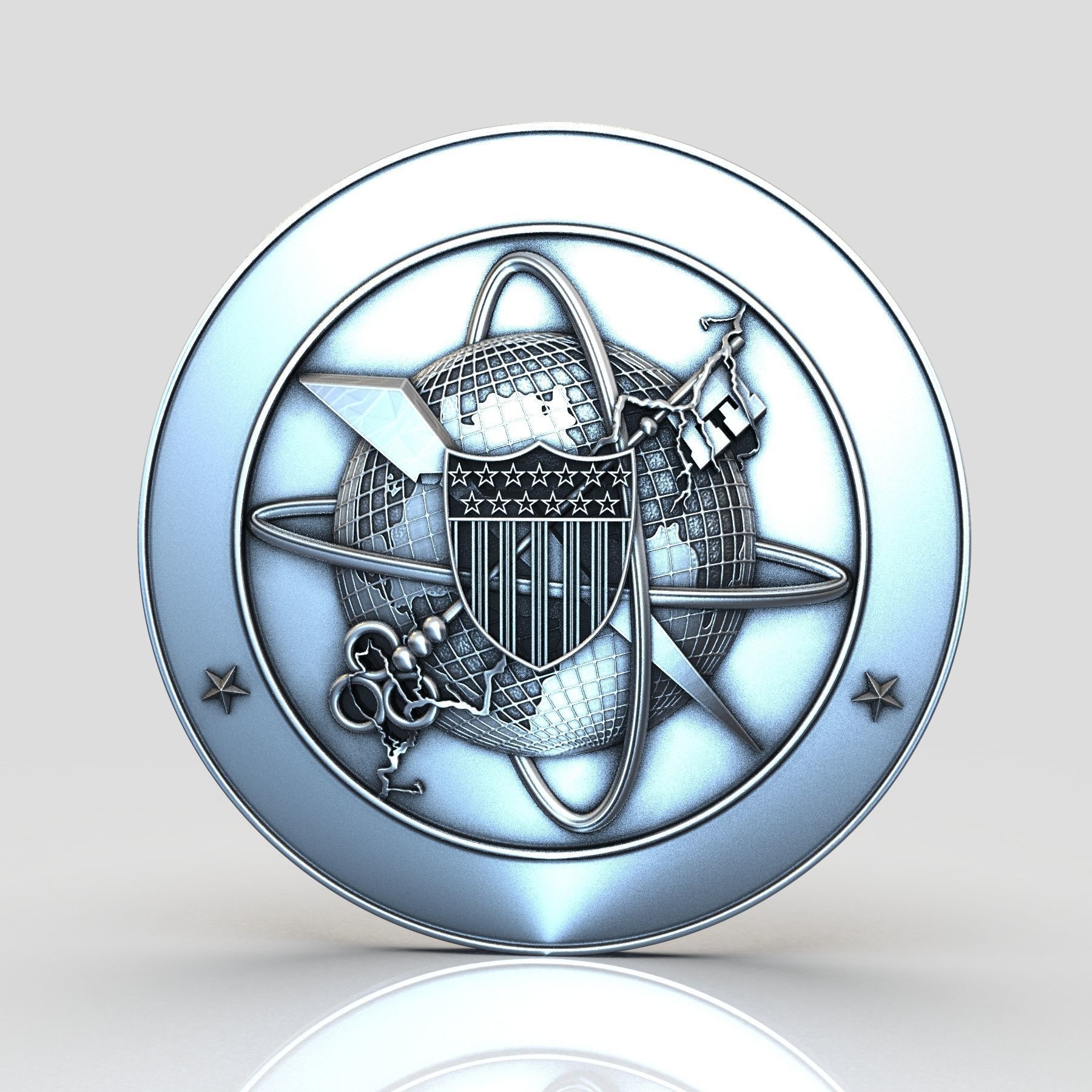 Cyber Seal 3D model 3D printable | CGTrader