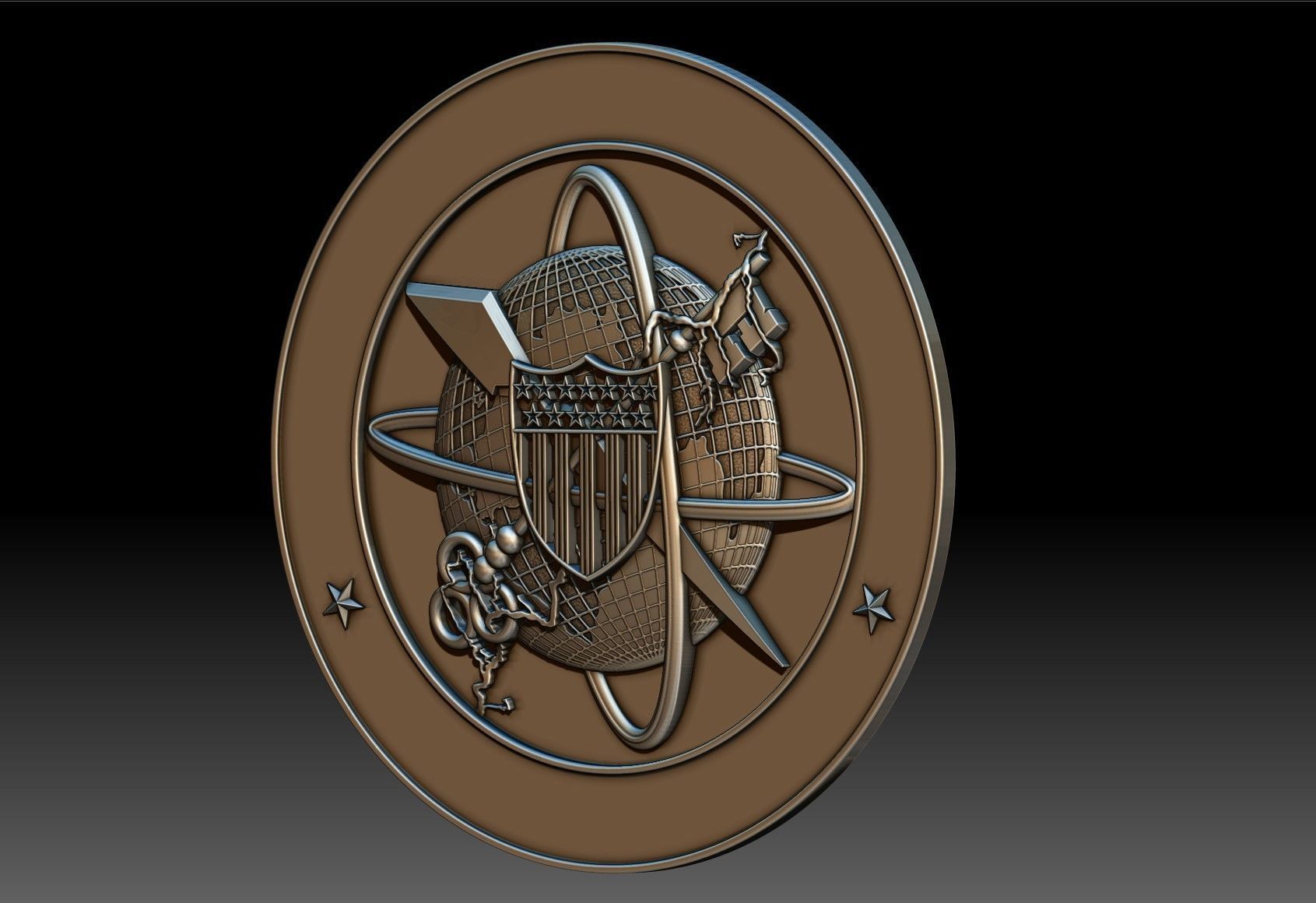 Cyber Seal 3D model 3D printable | CGTrader