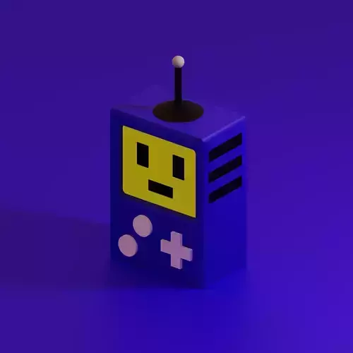 Mini Console Low-poly 3D model