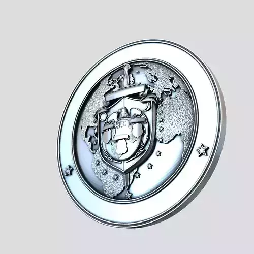 Govt Seal 3D print model