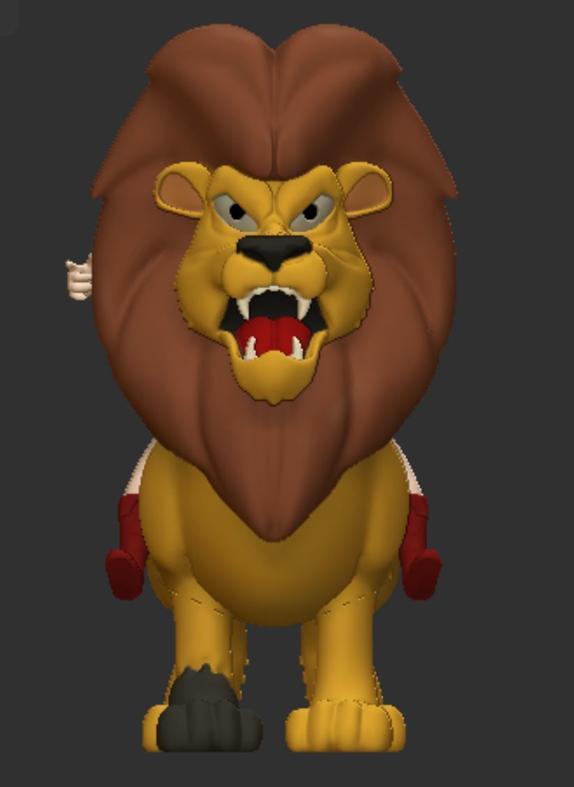 Young Samson Samson and Goliath 3D print model_2