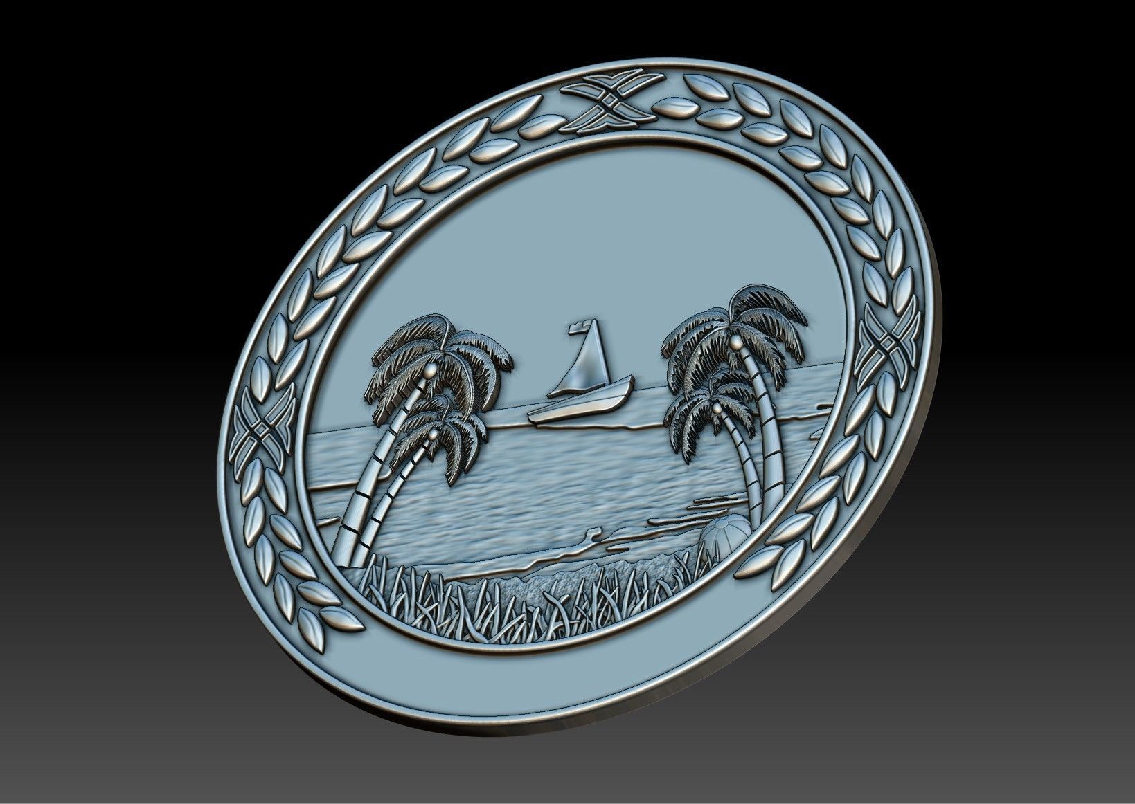 Surfside Seal 3D print model_3
