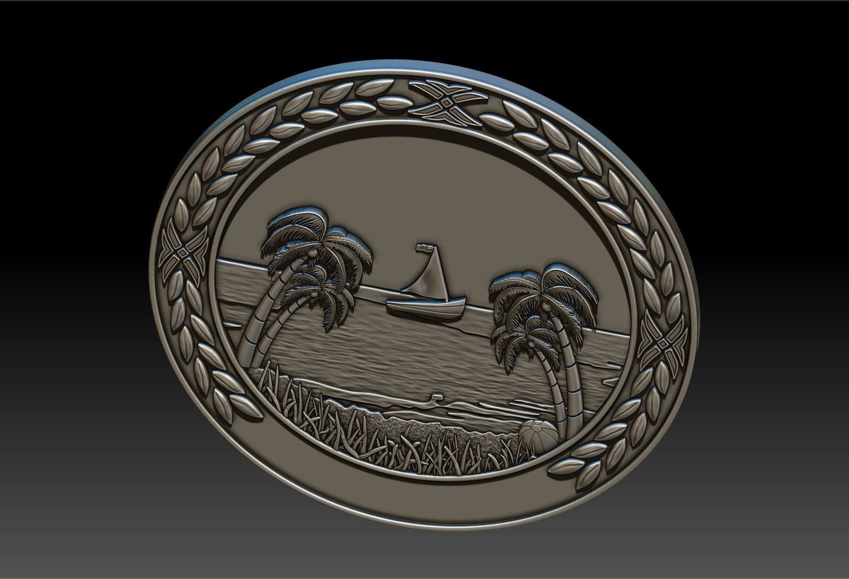 Surfside Seal 3D print model_4