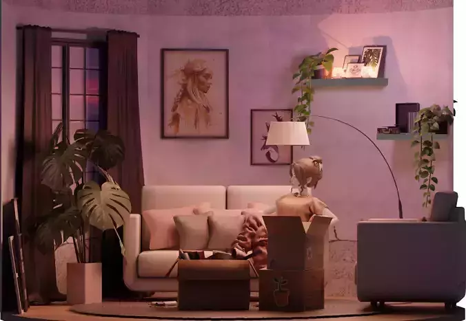  Luna the Scholarly Cat Girl 