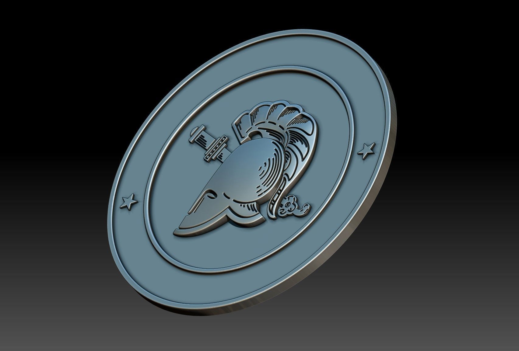 West Point 3D print model_3