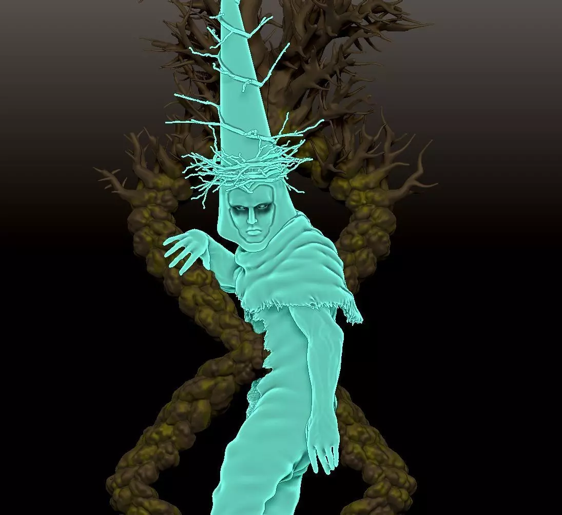 Blasphemous Guilt Fragment 3D print model_0