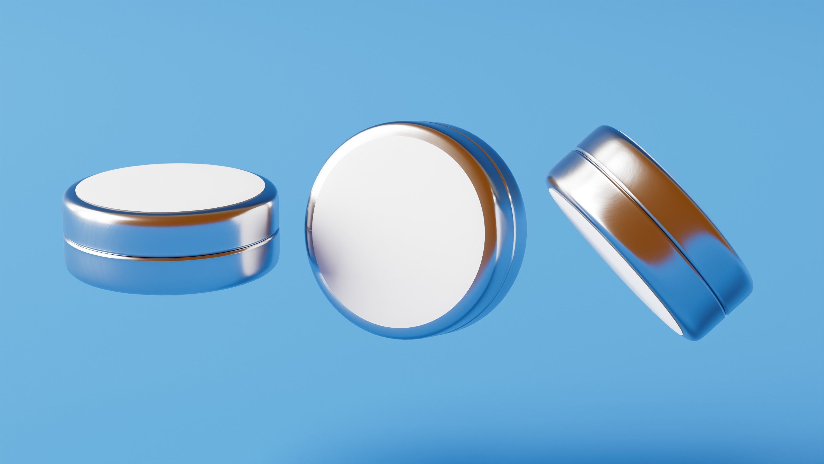 Metal Packaging Tin 3D Model 3D model_4