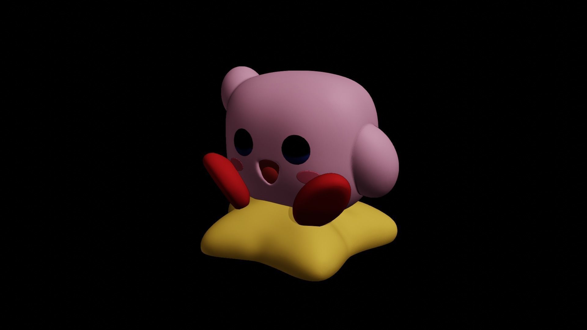 Kirby Funko Pop Figure 3D print model_14