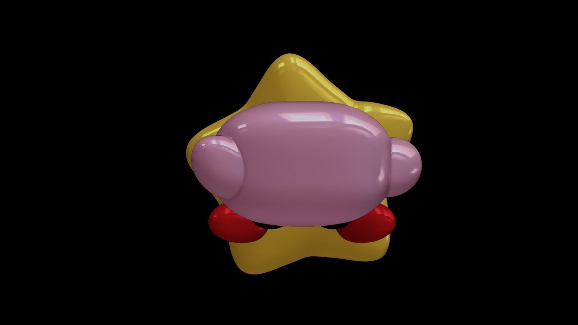 Kirby Funko Pop Figure 3D print model_13
