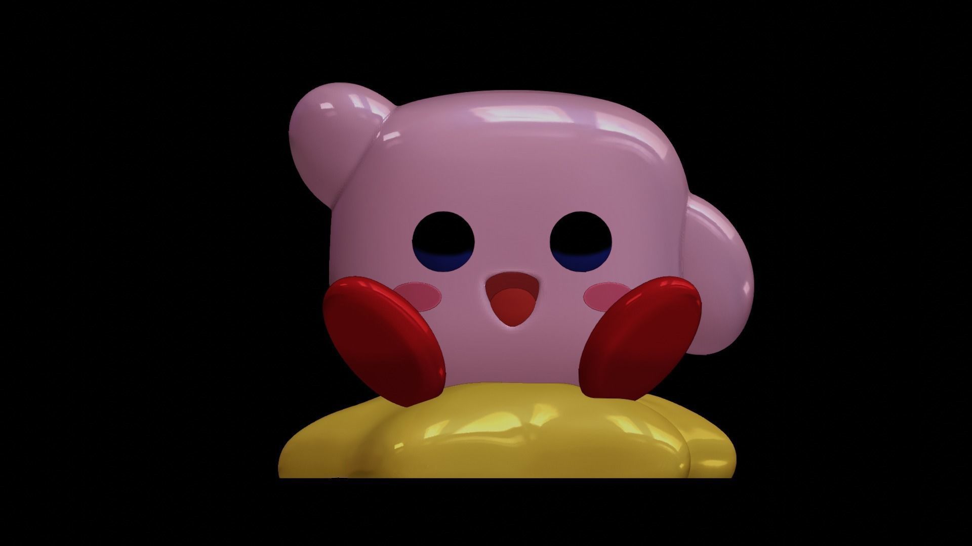 Kirby Funko Pop Figure 3D model 3D printable | CGTrader