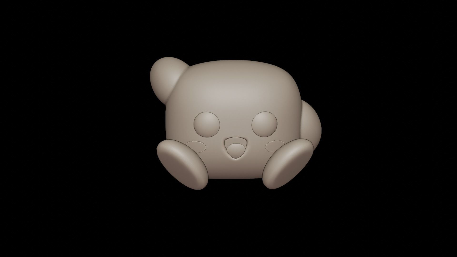 Kirby Funko Pop Figure 3D print model_10