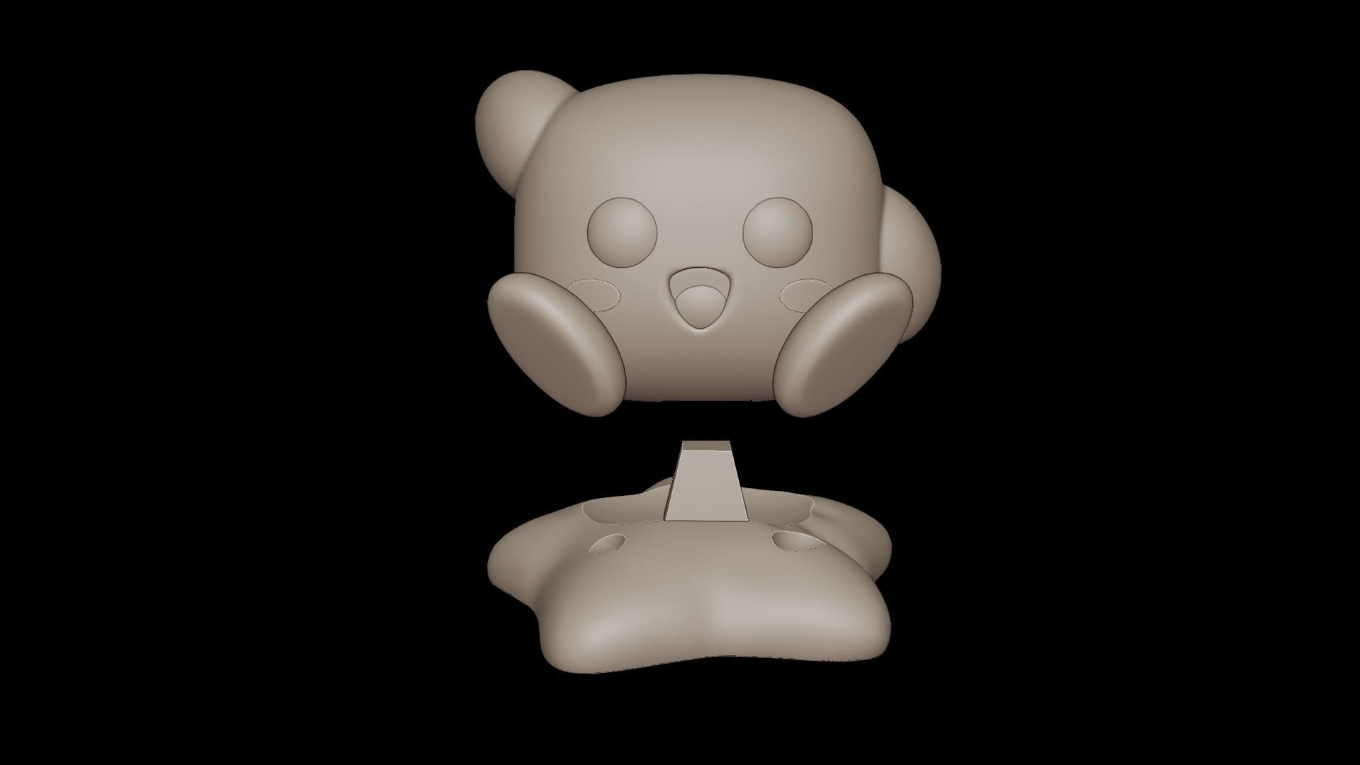 Kirby Funko Pop Figure 3D print model_5