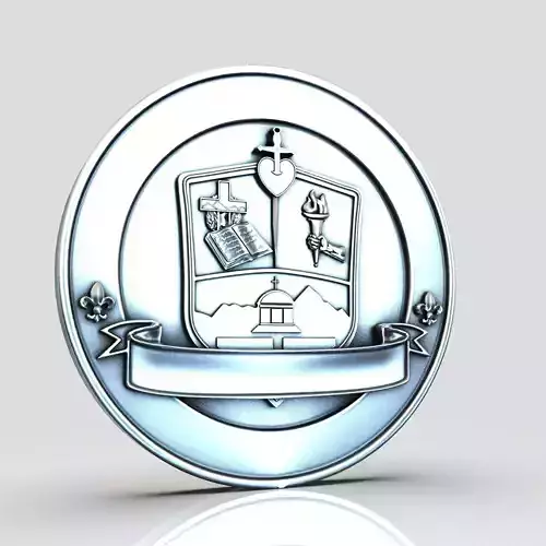 Seal of Notre Dame 3D print model