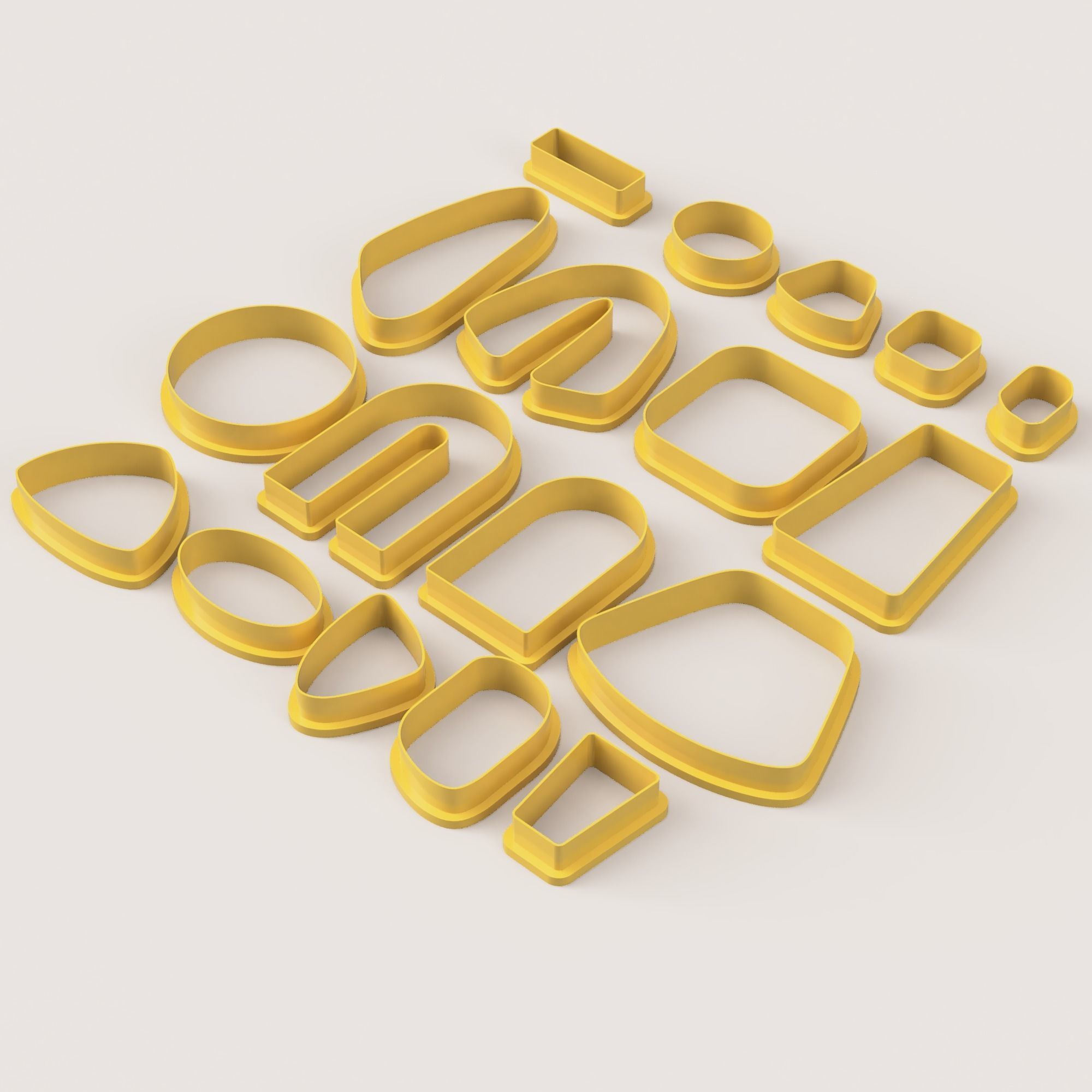 BOHO 2 SET POLYMER CLAY CUTTER 3D print model_3