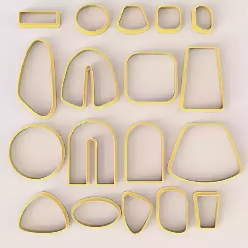 BOHO 2 SET POLYMER CLAY CUTTER