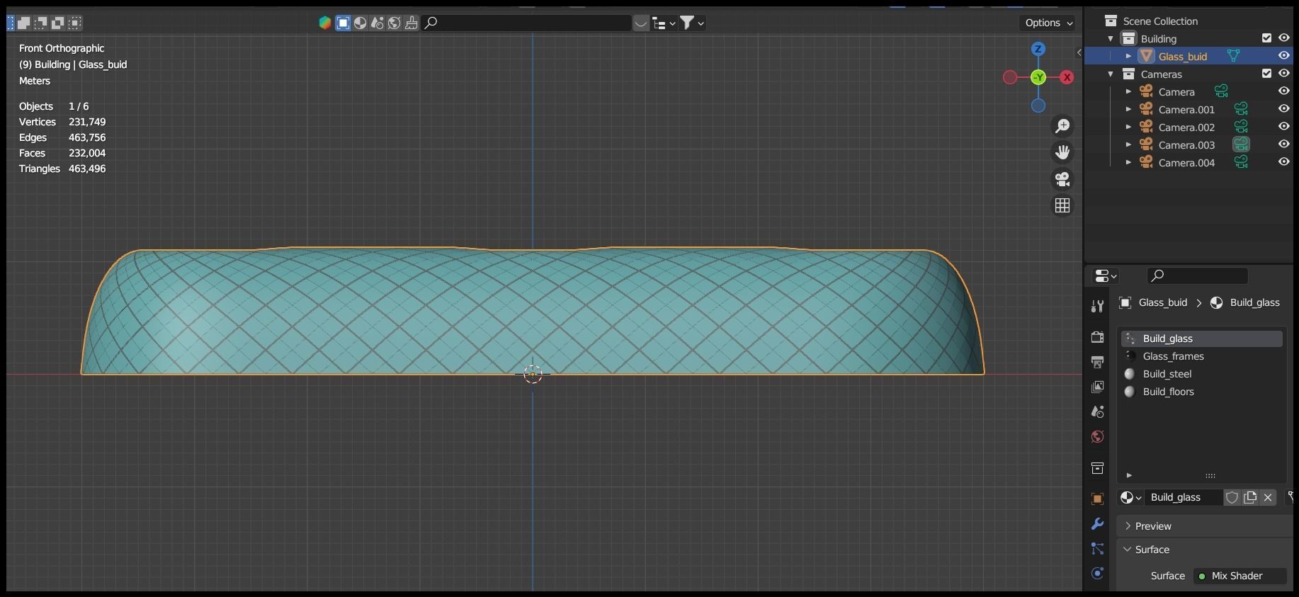 Glass building II 3D model_13