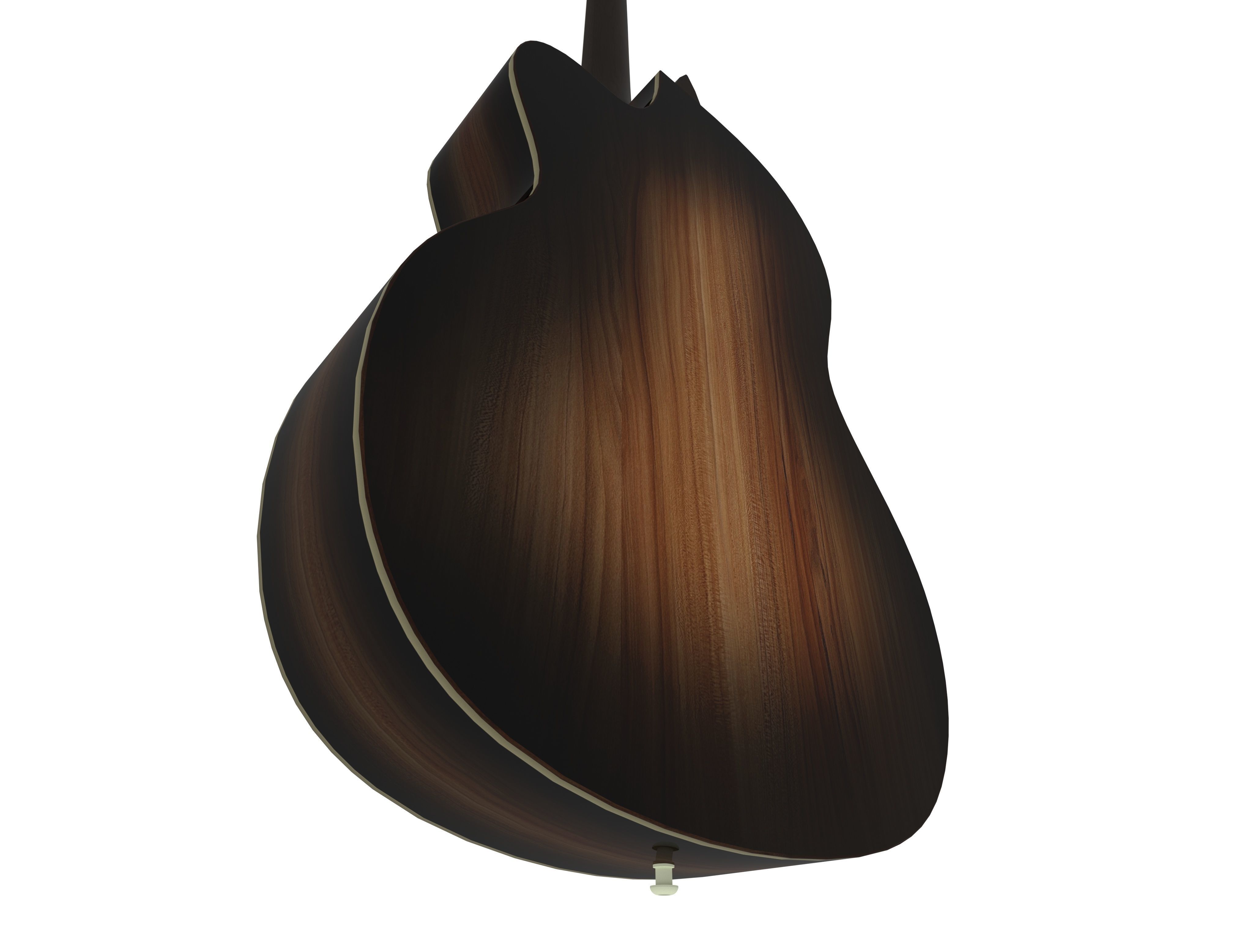 Acoustic guitar 6 strings 3D model_9