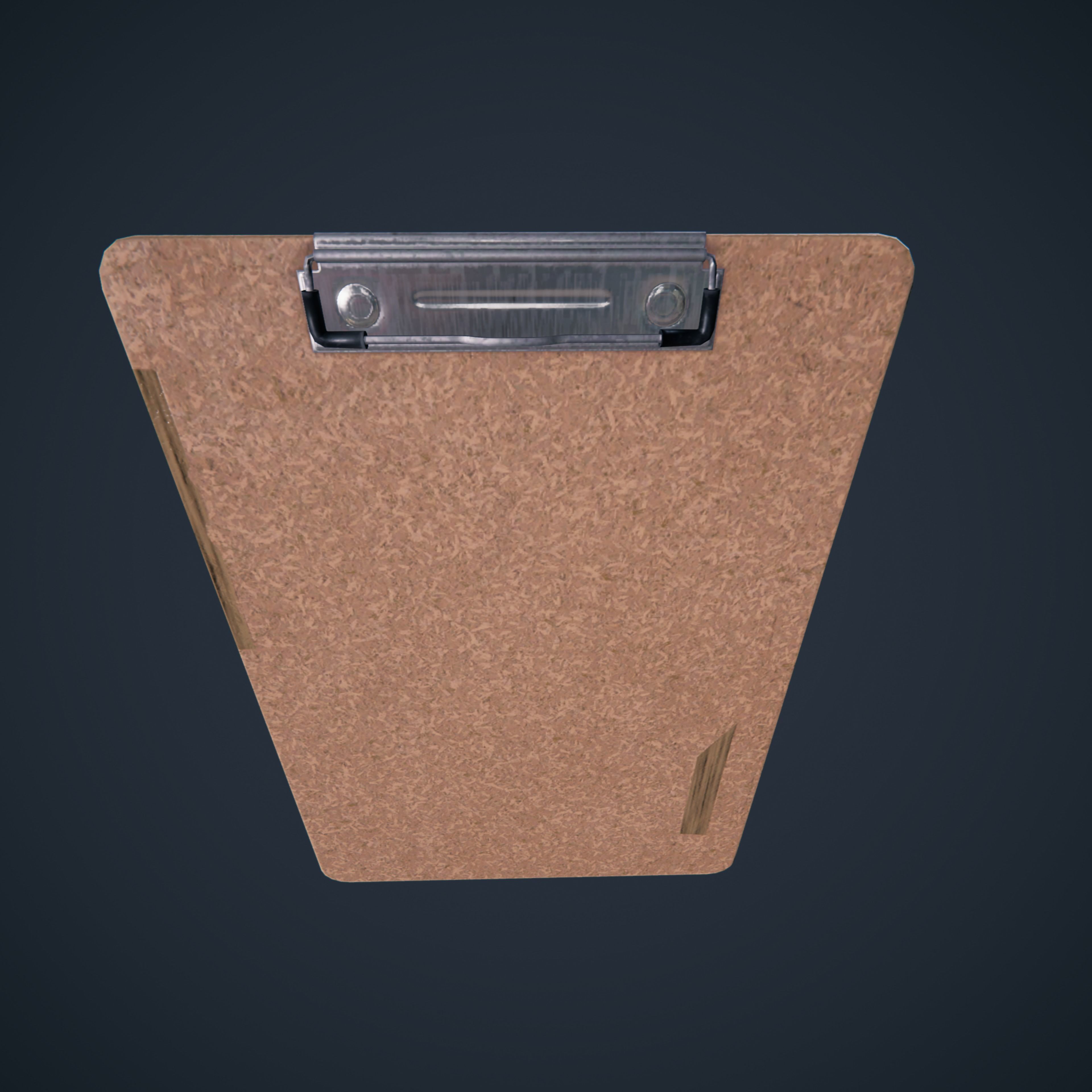 Clipboard Classroom office HDRP Low-poly 3D model_8